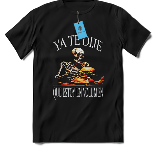 FRANELA CALAVERA GYM - ESTOY EN VOLUMEN 001