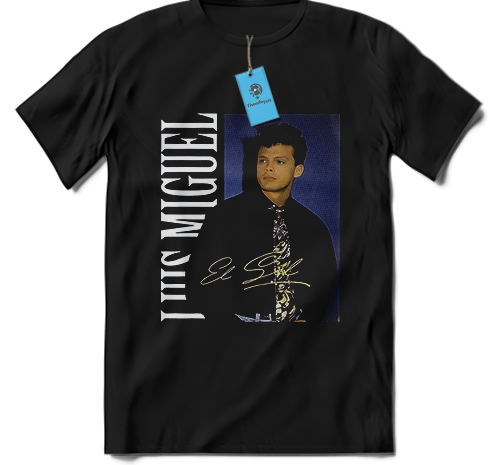 FRANELA LUIS MIGUEL RETRATO COLOR MORADO