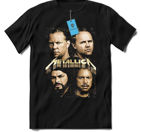 FRANELA METALLICA 4 CARAS