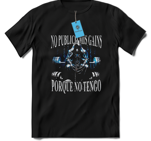 FRANELA CALAVERA GYM - NO PUBLICO GAINS 001