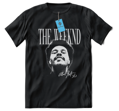 Franela The Weeknd Retrato vintage