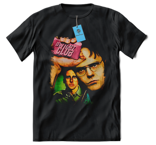 Franela Club de la pelea -The Office