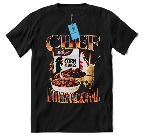 Franela Chef internacional bootleg vintage